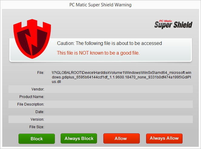 PC Matic 3.0 شناخته شده نیست